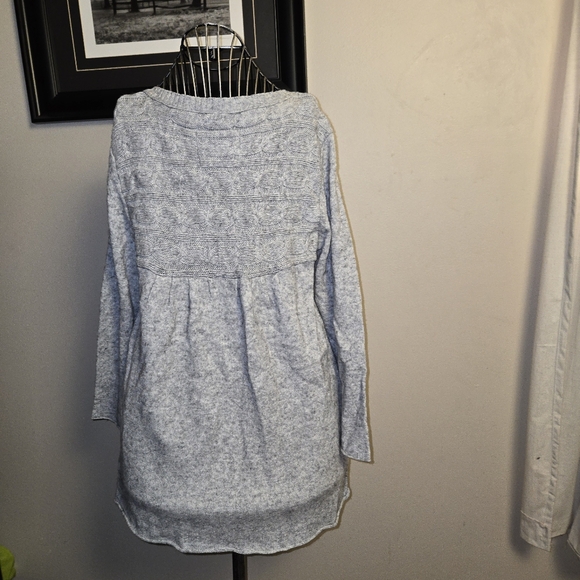 Logo large wool blend cardigan - Picture 7 of 9